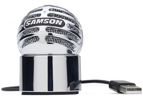 Samson Meteorite Microfono De Usb Con Diafragma De 14mm Ideal P/skype/facetime/youtube/etc | Noise Cancell  Mac/win