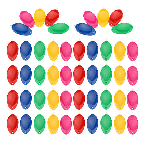 Enhebradores De Agujas De Colores, 50 Unidades, 5 Colores, P