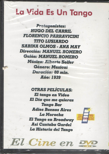 Legoz Zqz La Vida Es Un Tango-dvd - Sellado - Ref 458