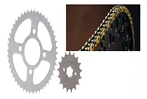 Comprar Kit Transmision Cadena Corona Piñon Corven Triax 150 Dorada