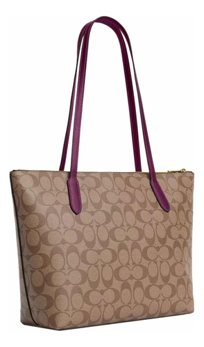 Bolsa Coach Gallery Tote In Signature Canvas