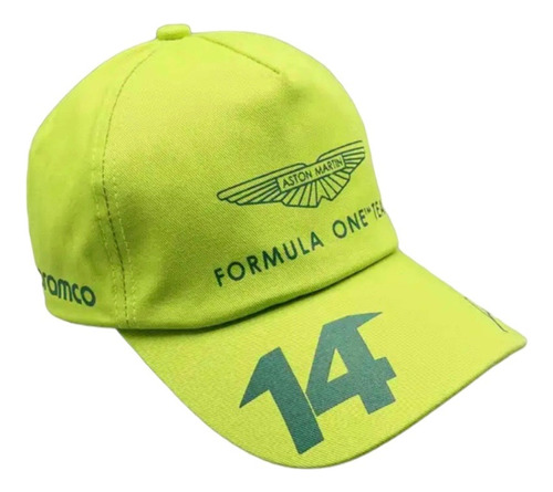 Gorra Amarilla Fernando Alonso #14 Aston Martin