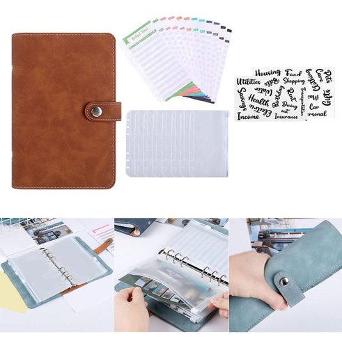 Carpeta De Cuaderno Organizador De Planificador De Marrón