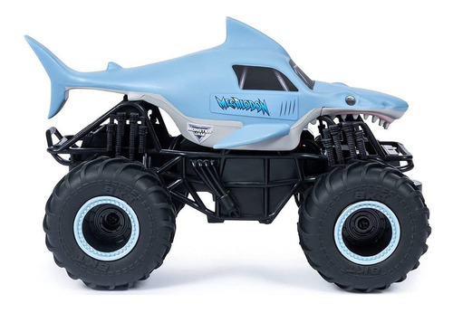 Imagen 2 de 6 de Spin Master Monster Jam Freestyle Force - 1:24 - Azul claro - Megalodon
