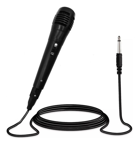 Microfono Universal Con Cable 3m Parlante Activo Karaoke