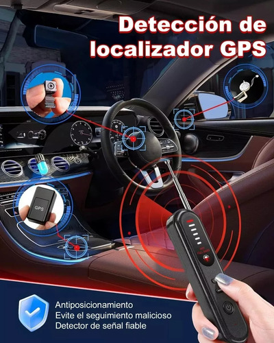 Detector De Cámara Mini Espía Micrófono Y Rastreador Gps