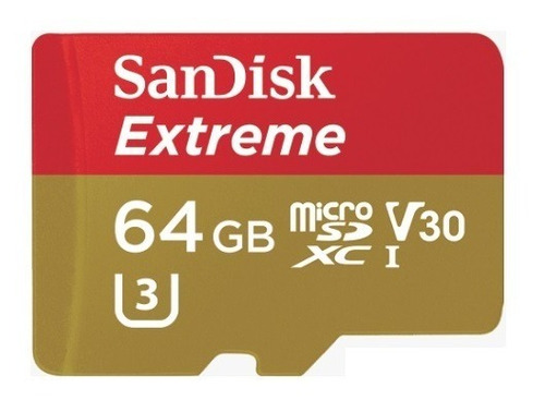 Memoria Micro Sd Extreme Sandisk 64gb Con Adaptador