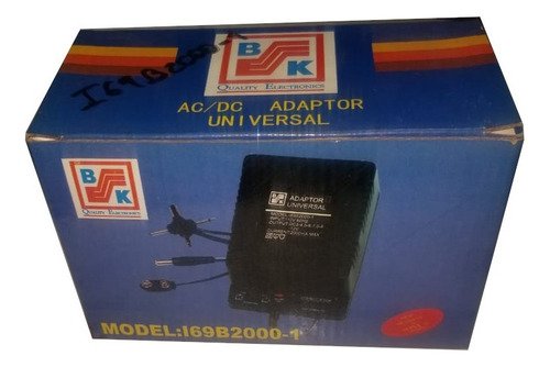 Adaptador Transformador Universal Ac/dc Multi Voltaje 2amp