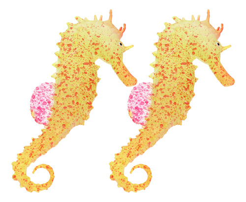 Accesorios Para Tanques Simulation Hippocampus Luminous, 2 U