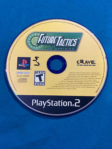 Future Tactics The Uprising Playstation 2 Ps2 Solo Disco