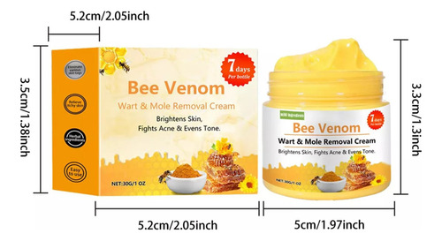 Crema For Tratar Verrugas Y Lunares Con Bee De Abeja