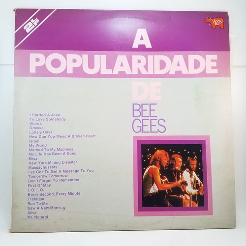 Bee Gees A Popularidade De Vinilo Lp Doble Ex Brasil