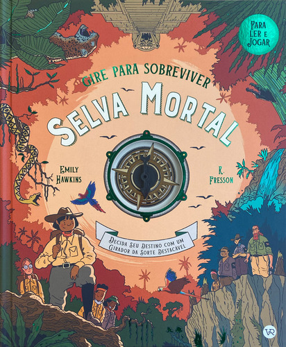 Gire Para Sobreviver - Selva Mortal, De Emily Hawkins. Vr Editora, Capa Dura, Edição 1 Em Português, 2023