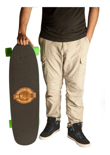 Imagen 2 de 5 de Skate Super Cruiser Bamboo Fibra Mk Diva Envio Gratis