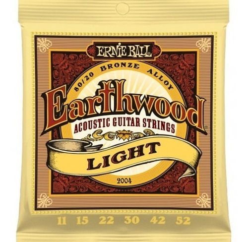 Encordadura Guitarra 11 -52 Bronce Ernie Ball 2004 Earthwood