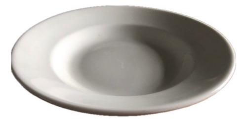 Lote 6 Plato Hondo/ Pastas 23cm Porcelana Reforzada Ud