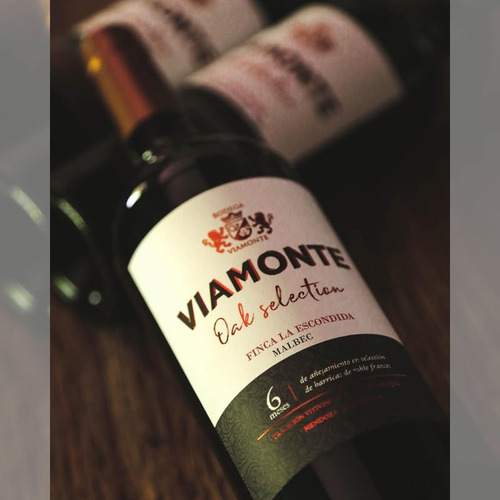 Vino Oak Selection Malbec 6x750 Ml Bod Viamonte