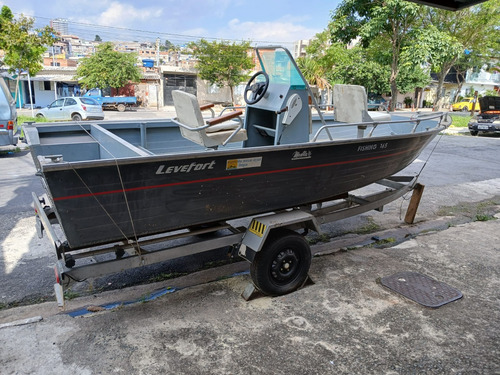 Lancha Fishing 165 Com Motor Johnson Branco 25hp