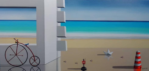 Imagen 1 de 1 de Obra Original Infantino Con Marina