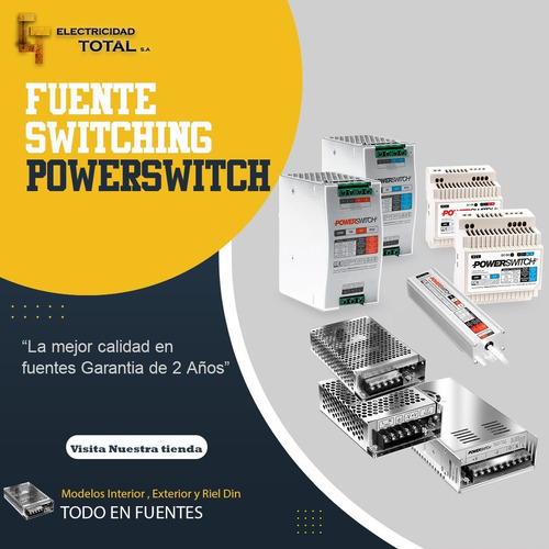 Imagen 6 de 10 de Fuente De Alimentación 24v 120w 5a Para Riel Din Switching