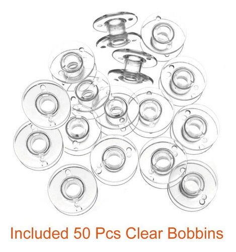 100 Bobinas Para Máquina De Coser Con Funda Para Brother Sin