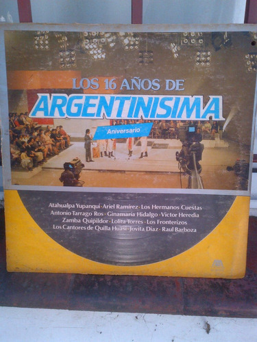 Argentinisima Los 16 Años De Argentinisima Lp Vinilo Ex