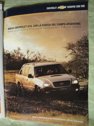 Publicidad Chevrolet S10 Año 2005