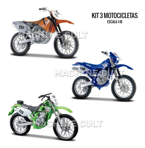 Kit De Miniaturas Motocross - Box 6