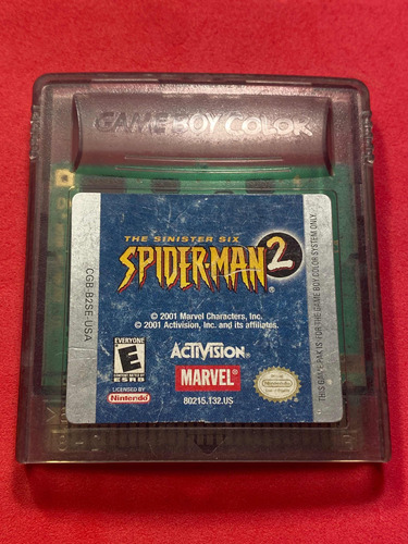 Spider Man 2 Gbc Game Boy Color