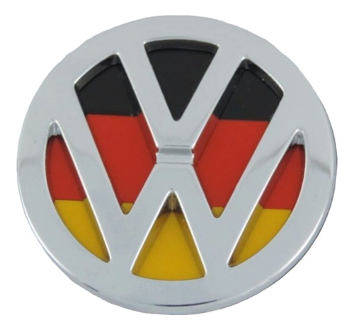 Logo Emblema Volkswagen 5cm Cromo Bandera Alemania