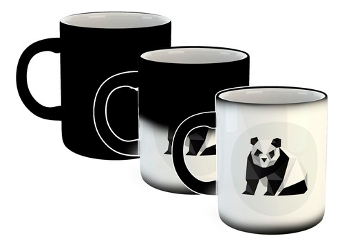 Taza Magica Panda Bear Origami Oso Panda Art