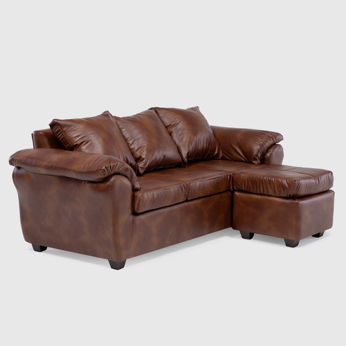 Mpr Sofá Ezeiza + 1 Pouf Pu