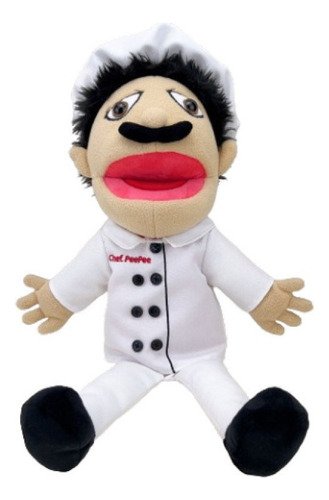 Marioneta De Mano Pp Funny Boy Chef De Peluche 50cm