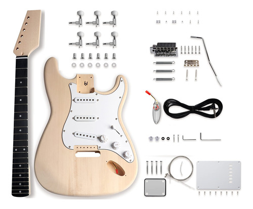 Fistrock Kit De Guitarra Electrica Diy Kits Para Principiant