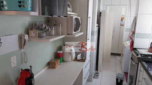 Imagem 15 de 23 de Lindo Apartamento De 77 M² Com Móveis Planejados De 3 Dormitórios Sendo Uma Suíte - Ap0587