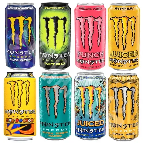 Kit Box Bebida Monster Energy 8 Melhores Edições - Irlanda
