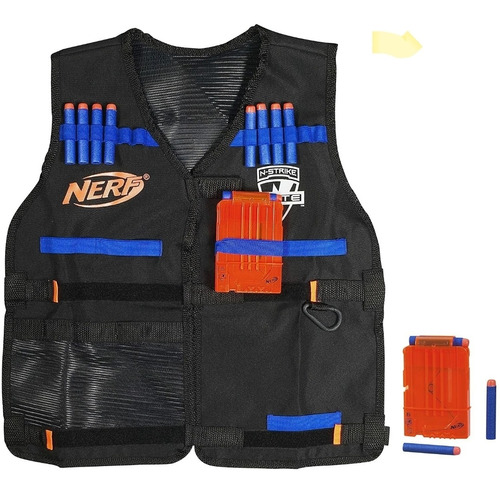 Chaleco Official Nerf Tactical N-strike Elite Serie Dardos