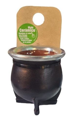 Mate Cerámico Forrado Grande