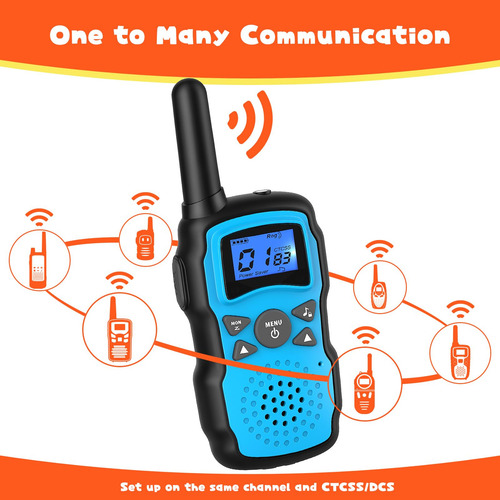 Walkie Talkies Wishouse M8 Recargables Para Niños Y Adultos,