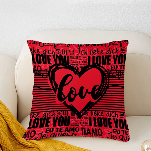Funda De Almohada Con Temas Para El Día De San Valentín, 18