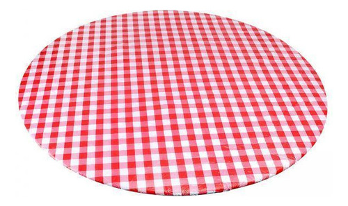 * 2 Funda De Mesa Ajustada De Vinilo De Flanela Con Borde