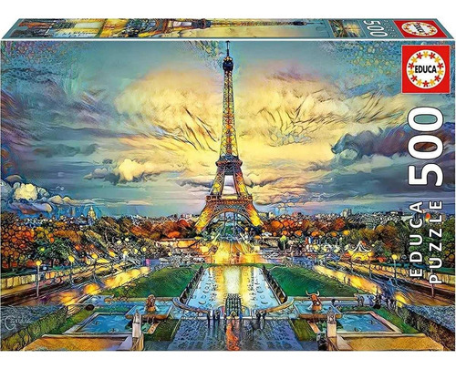 Puzzle Rompecabeza 500 Pieza Torre Eiffel Educa