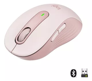 Mouse Logitech M650 Para Manos Pequeñas Y Medianas Color Rosa