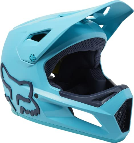 Fox Racing Youth Rampage Mountain Bike Helmet, Teal, Small