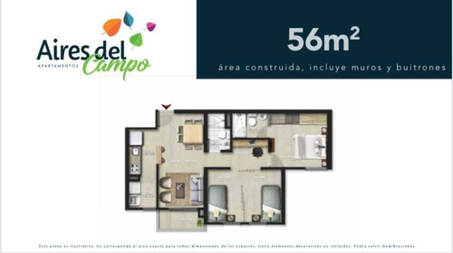 Imagen 10 de 12 de Apartamento Sabaneta 56 M2 - Inversión Vivienda Vis (cesión)