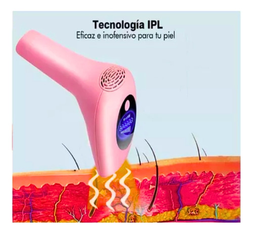 Depiladora Laser Definitiva Ipl Display Digital 900mil Flash Blanco