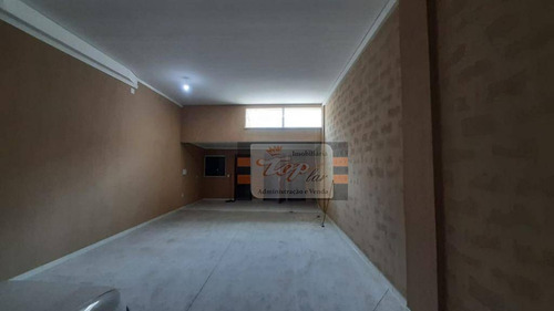 Salão Para Alugar, 165 M² Por R$ 4.500,00/mês - Parque São Domingos - São Paulo/sp - Sl0097