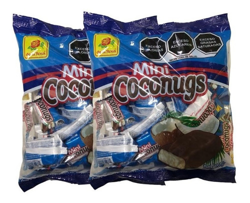 Mini Coconugs Dulce De Coco Chocolate 48 Pz 15 G C/u