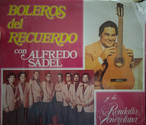 Disco Vinilo Lp Boleros De Sadel Y La Rondalla Venezolana 