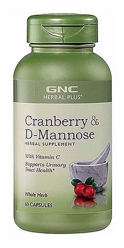 Gnc Cranberry & Mannose Infecciones Urinarias Made In Usa